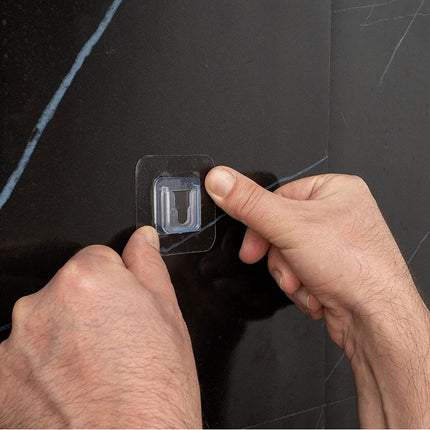 Gancho Pared Cinta Doble Faz Resiste 10 Kg Colgador Adhesivo