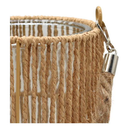 Fanal De Vidrio Rustico Con Asa Cgf00921 V