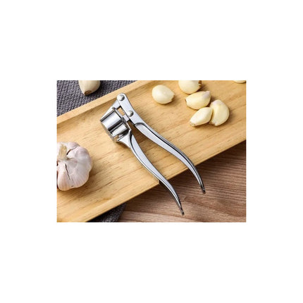 Prensa Picador De Ajo Tipo Pinza En Acero Inoxidable