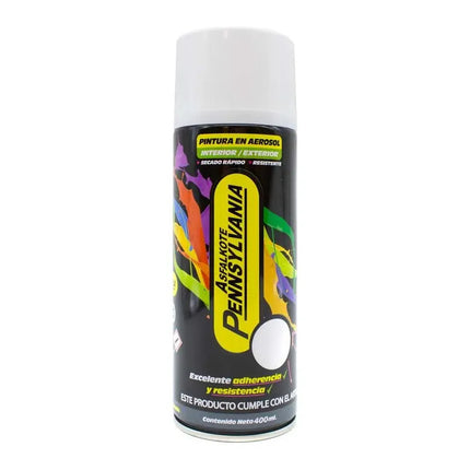 Pintura En Aerosol 400ml Blanco Brillo Pennsylva Blanco