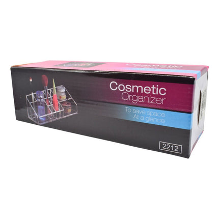 Organizador Acrílico Para Cosméticos 28x8x9cm Transparente