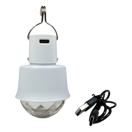 Luz De Colores Rgb  Recargable Audioritmica Con Gancho