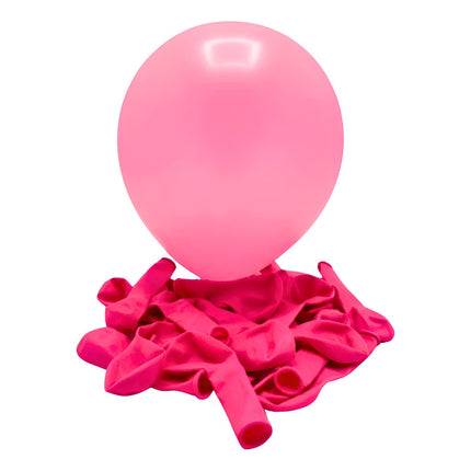Globo Liso Rosa Chicle 25 Unidades X 5 Pulgadas Rosa Chicle