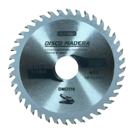 Disco Sierra De Corte  Madera 115x40t  Micasa V