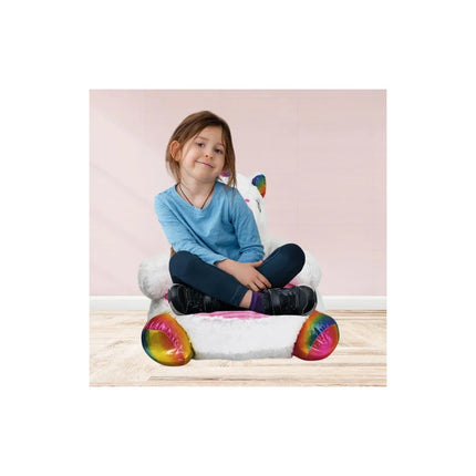 Sillon Puff Peluche Asiento Niño  Puff Infantil Unicornio