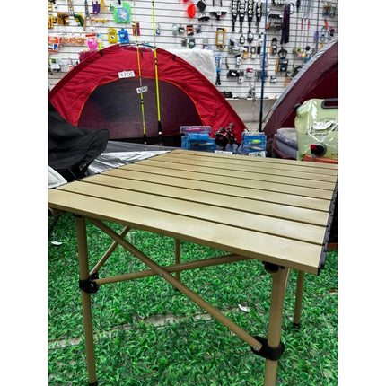 Mesa De Camping Plegable 55 X 55 Cm Marrón