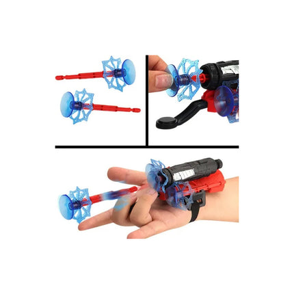 Pistola Lanza Dardos X 2 Tela Araña Pistola Juguete Niños V