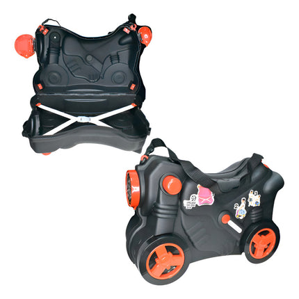 Moto Valija Infantil 48x35x23cm.negra Violeta