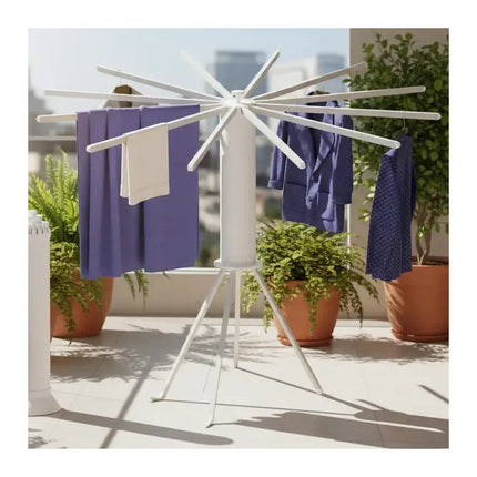 Tender Plegable Circular 12 Varillas Gris