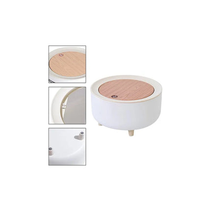 Papelera Mini Tapa Táctil Recipiente Residuos B