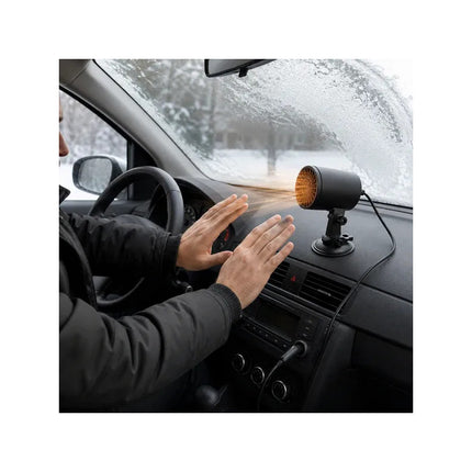 Caloventilador Para Auto A 12volt Negro