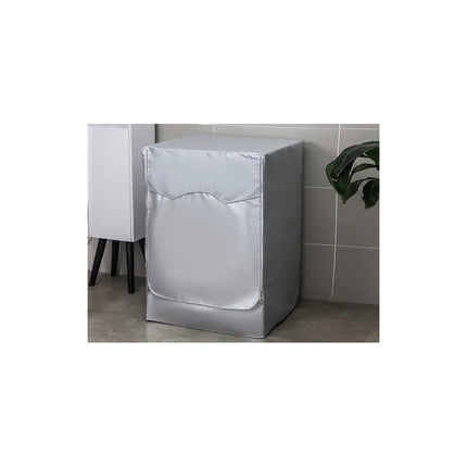 Funda Para Lavarropas Carga Frontal Impermeable  Plateado