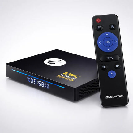 Tv Box Ledstar Ultra 8/64 Gb Lat-ultra Negro