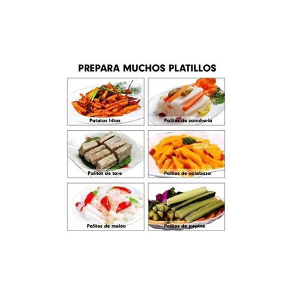 Cortador  Rebanador De Papas De Plástico