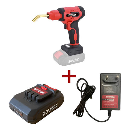 Soldadora De Plástico Inalámbrica + Batería + Cargador Rojo