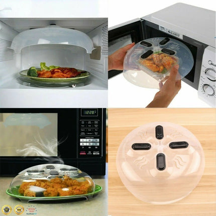Cubierta Transparente Anti Salpicadura Tapa Para Microondas