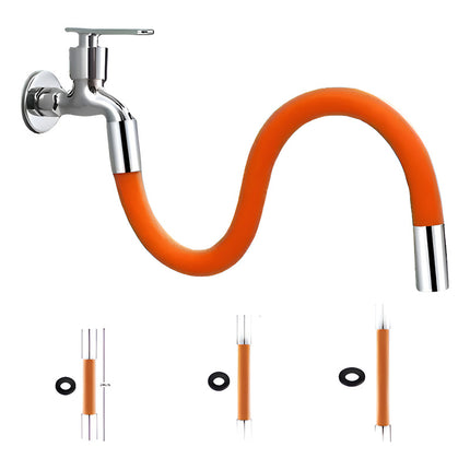 Manguera Flexible Para Grifo 50 Cm Naranja
