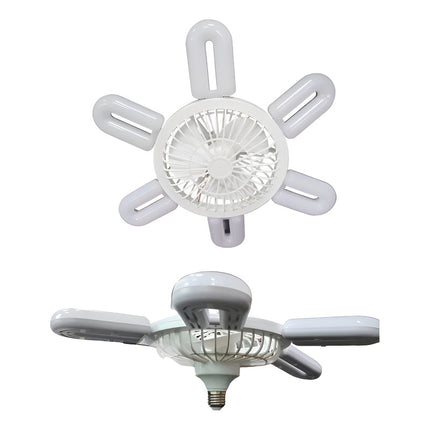 Ventilador Para Techo 6 Aspas  Con Luz Led  Blanco