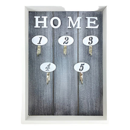 Porta Llaves Pared Llavero Para Colgar Pared 5 Llaves Blanco