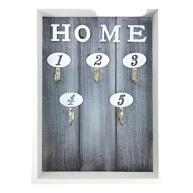 Porta Llaves Pared Llavero Para Colgar Pared 5 Llaves Blanco