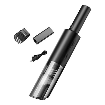 Aspiradora Para Auto O Escritorio Recargable Usb Portátil  Negro