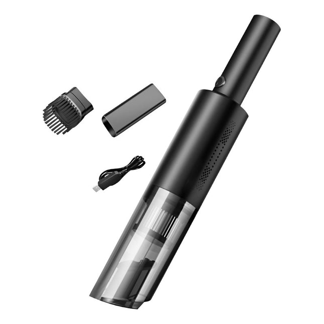 Aspiradora Para Auto O Escritorio Recargable Usb Portátil  Negro