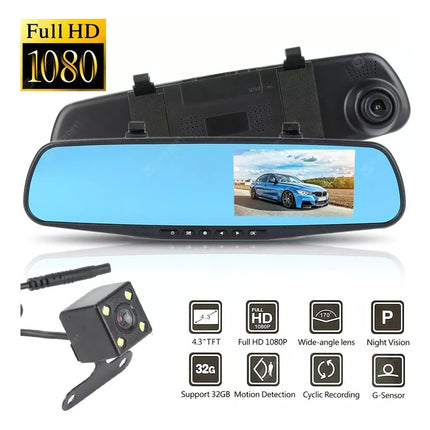Espejo Retrovisor Con Camara Trasera Auto Hd H06s