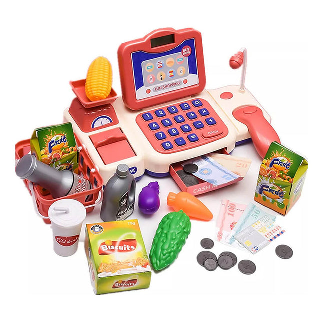 Caja Registradora Con Display Sonido Balanza Y Accesorios
