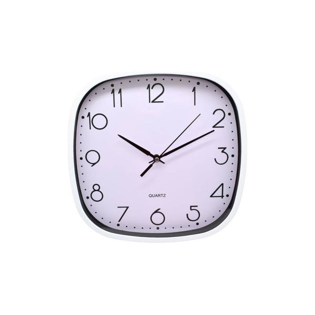 Reloj De Pared  25x25x2cm  Cwq00065/6 Blanco