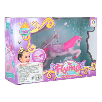 Caballo Volador Levita Carga Usb Rosado