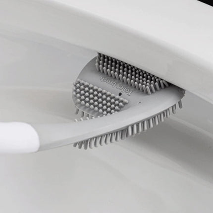 Cepillo Para Inodoro Con Forma Para Bordes Internos V