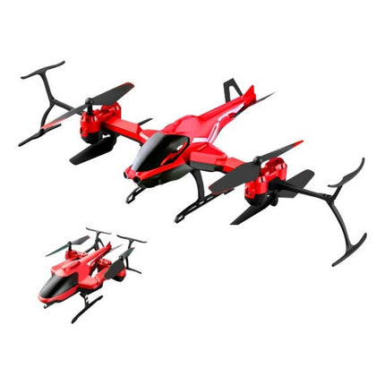 Drone Avion Con Control Remoto Luces Led Lh-x73 Blanco