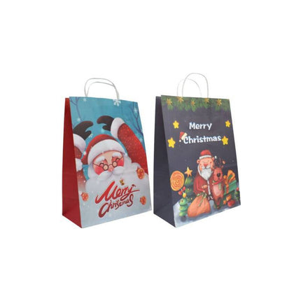 Bolsa De Papel De Navidad Para Regalos 31x42x11cm Ccm00652 G