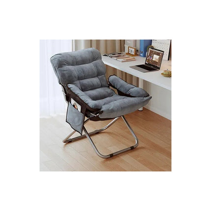 Silla Reclinable Plegable Acolchonada Con Bolsillo Lateral V