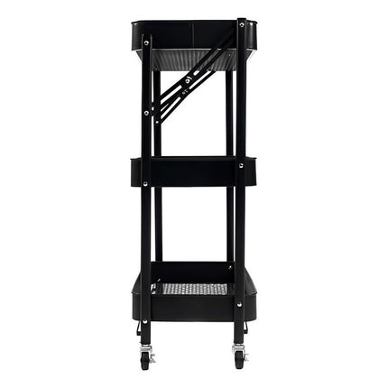 Organizador Plegable Carro 3 Estantes Con Ruedas Hasta 80 Kg
