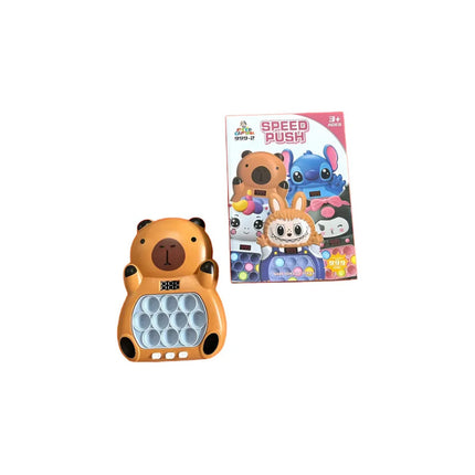 Pop It Sensorial De Capybara Y Labubu Con Luz Y Sonido X