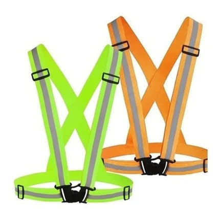 Cinta Reflectiva Chaleco De Seguridad Moto Bicicleta
