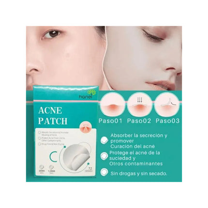 Parches Reductores De Acné 72pcs.
