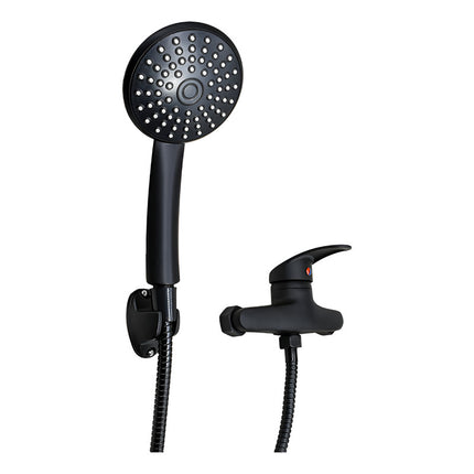 Monocomando Ducha Sin Trans Negro Italomix Lh-3258 Negro