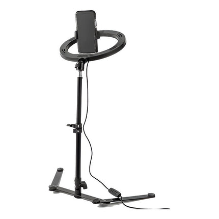 Aro Luz Led 26 Cm Diámetro Trípode 1.5 M Alto Nuevo Modelo  Negro Varios