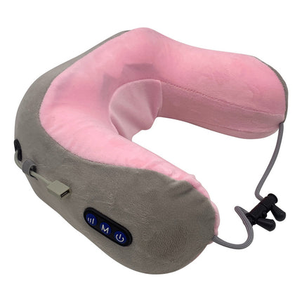 Almohada Con Masajeador Para Cuello Recarga Mini Usb V