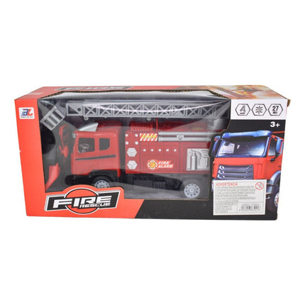 Camion De Bomberos Recargable A Control Remoto Ty363021 Rojo