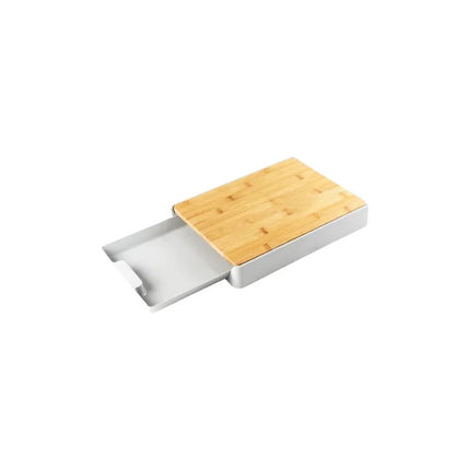 Tabla De Picar Cortar Con Depósito Tabla Madera Cocina V