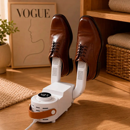 Secador De Calzado Electrico Con Temporizador Digital Blanco Blanco
