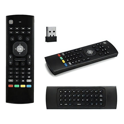 Air Mouse Fly Mini Teclado Control Para Smart Tv Box Pc Luz