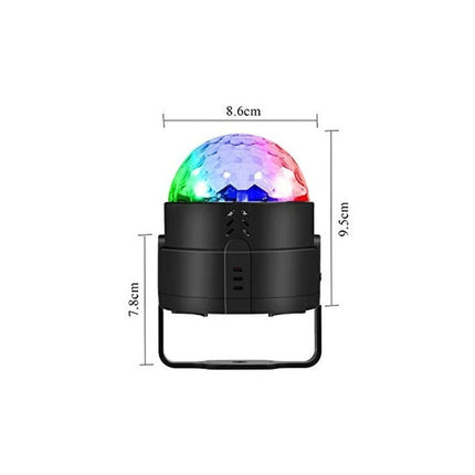 Bola De Luces Led Rgb Audioritmica Discoteca + Control