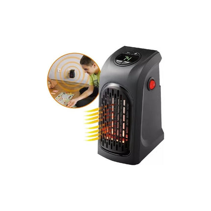 Calefactor 220v Portatil C/ Display Negro