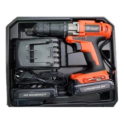 Taladro Atornillador Desatornillador Inalambrico 20v Toyaki