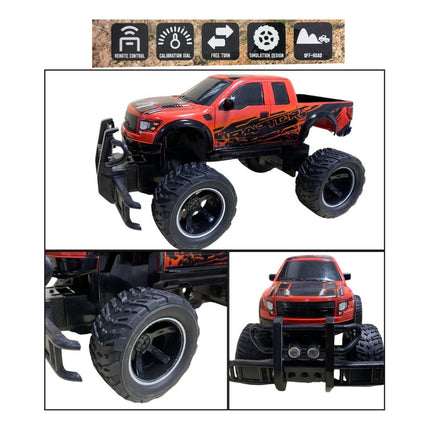 Camioneta 4x4 Raptor A Control Remoto 35x20x19cm