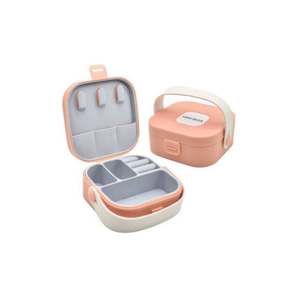 Mini Estuche Organizador De Joyas 9x9x4cm.